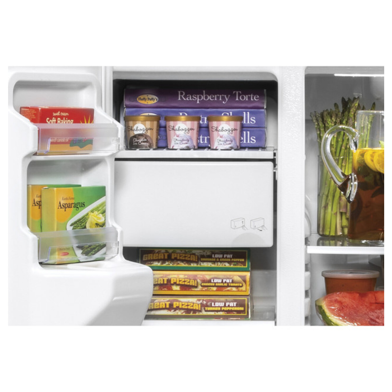GE GE Appliances  GZS22IMNES GE® 21.8 Cu. Ft. Counter-Depth Side-By-Side RefrigeratorAND Fingerprint Resistant