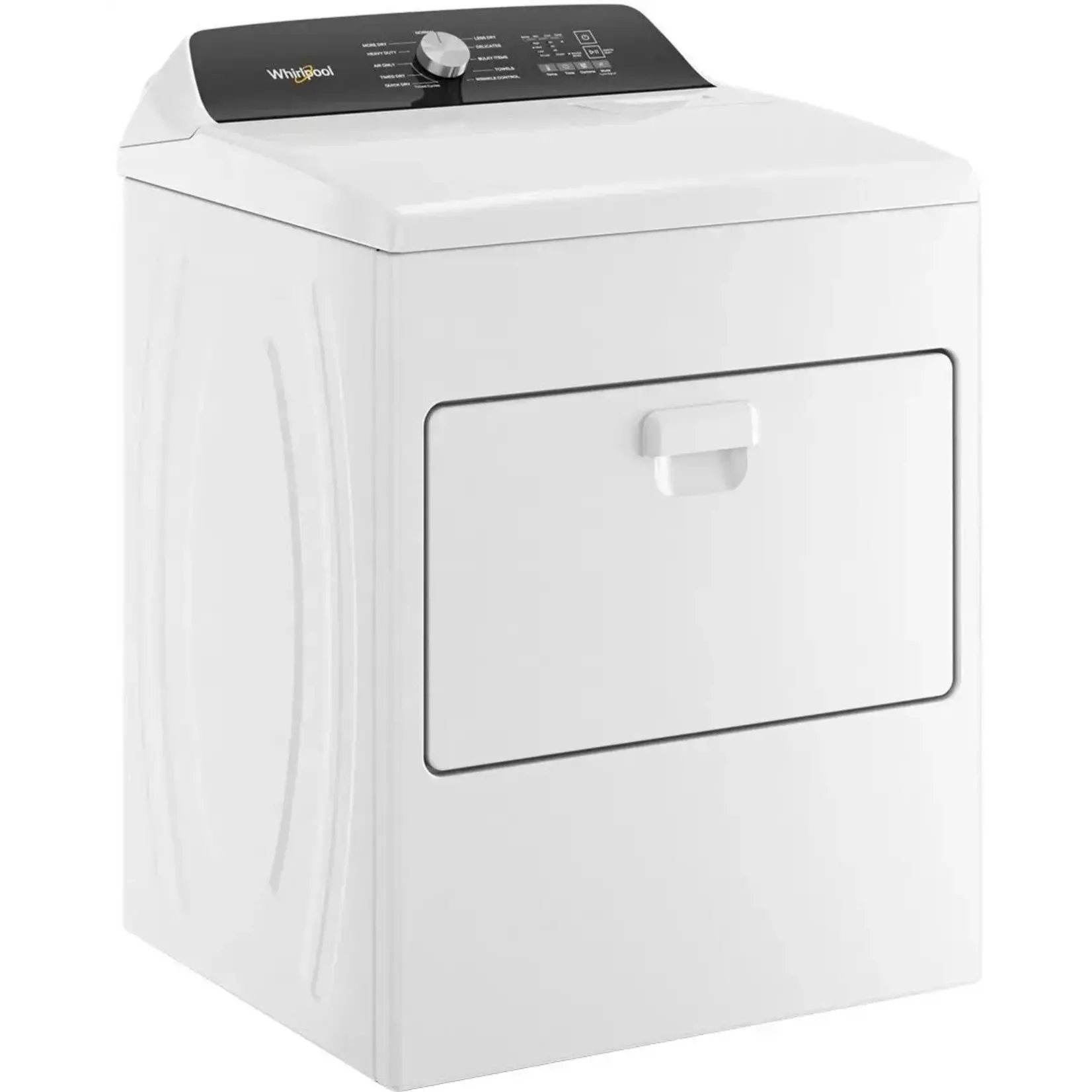 Whirlpool WED5010LW-7 cu. ft. White Top Load Gas Moisture Sensing Dryer