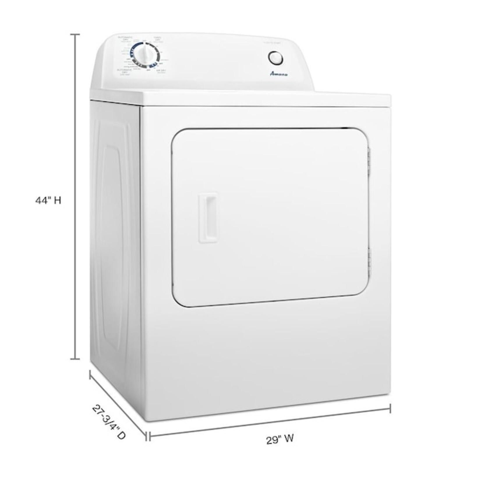 Amana Used Amana NED4655EW 6.5-cu ft Vented Electric Dryer (White)