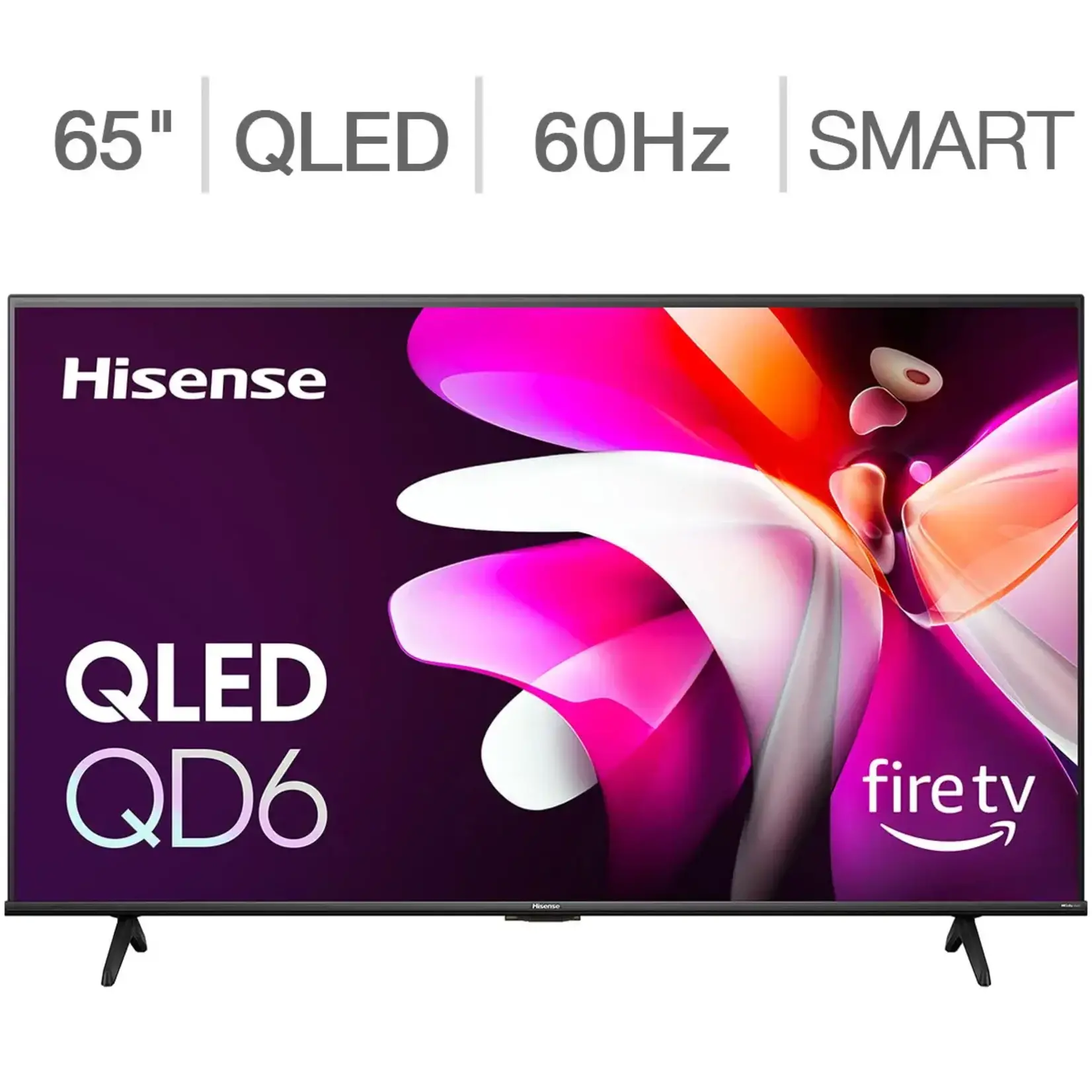 Hisense #65QD65NF Hisense 65" Class - QD6 Series - 4K UHD QLED LCD TV