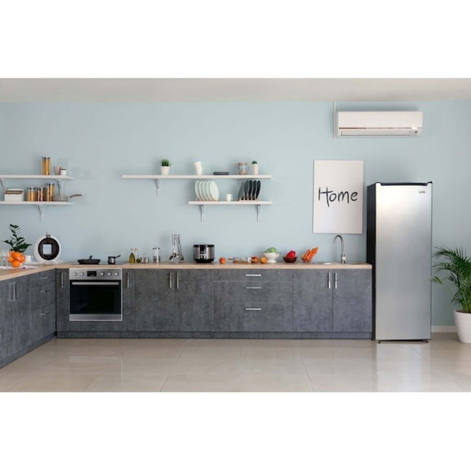 Frigidaire EFRF7010 Frigidaire 7-cu ft Convertible Upright Freezer/Refrigerator (Stainless Steel)