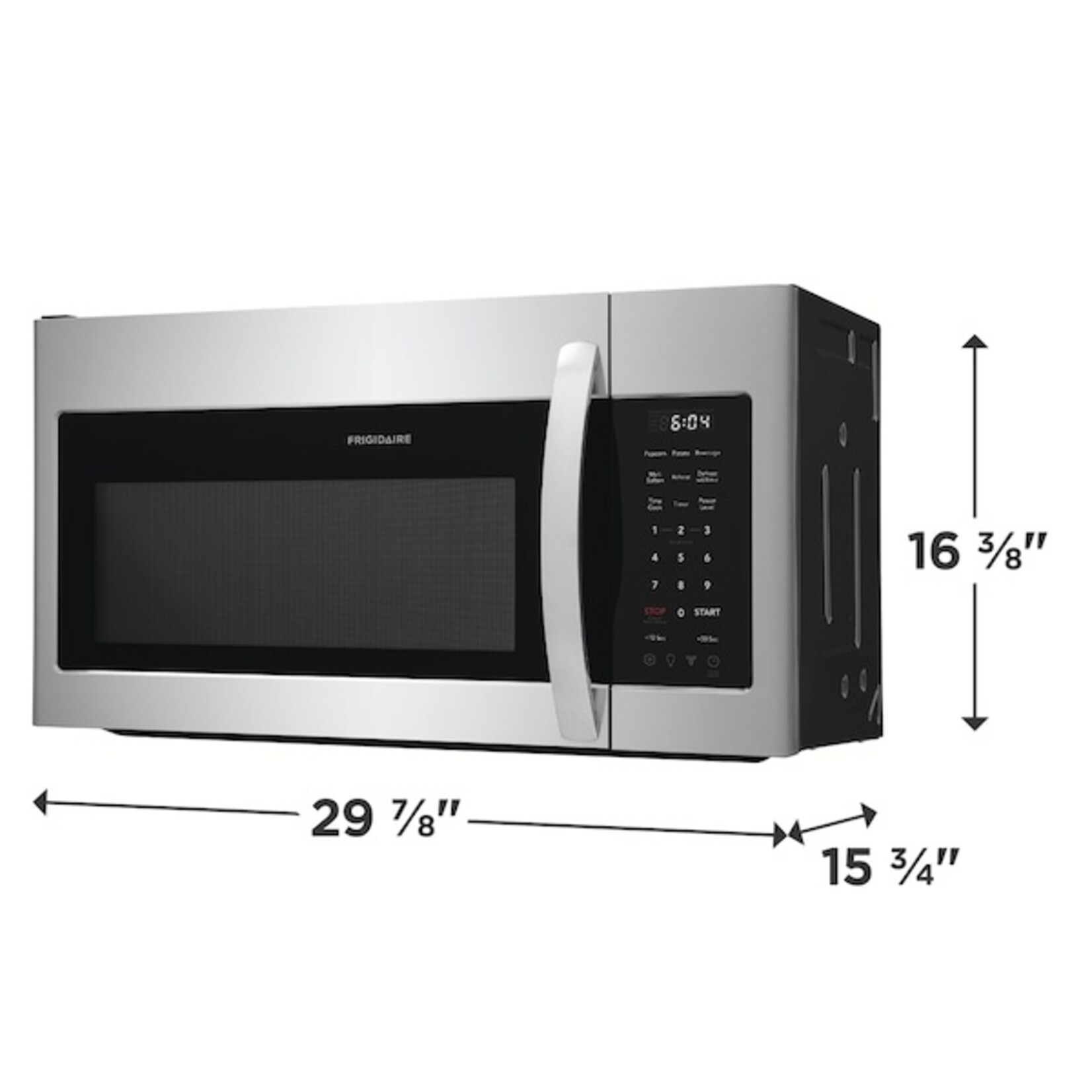 Frigidaire #*FMOS184LBF Frigidaire 1.8-cu ft 1000-Watt 29.88-in Over-the-Range Microwave (Fingerprint Resistant Stainless Steel)