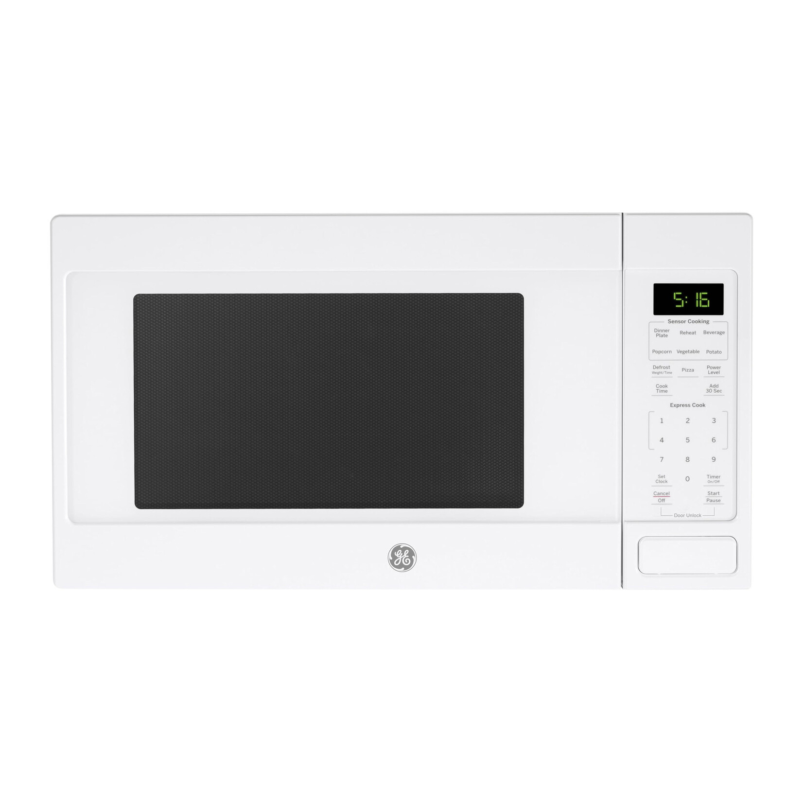 GE #GCST16S1WWW GE - 1.6 Cu. Ft. Countertop Microwave with Sensor Cooking and Defrost - White