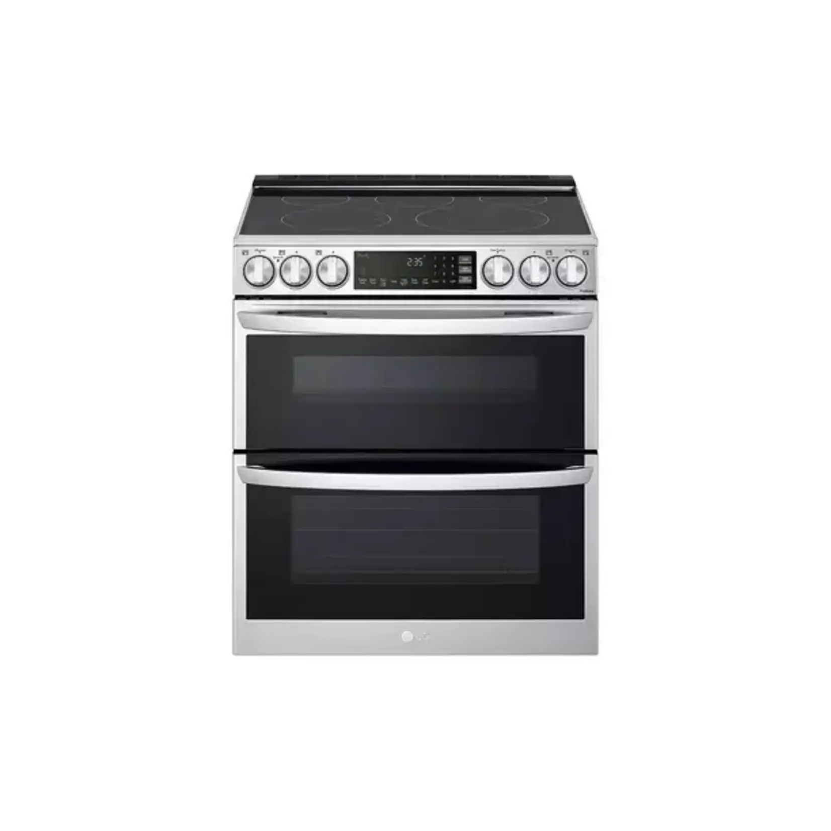 LG #LTEL7337F - LG 7.3 cu. ft. Smart Electric Double Oven Slide-in Range with InstaView®, ProBake® Convection, Air Fry, and Air Sous Vide