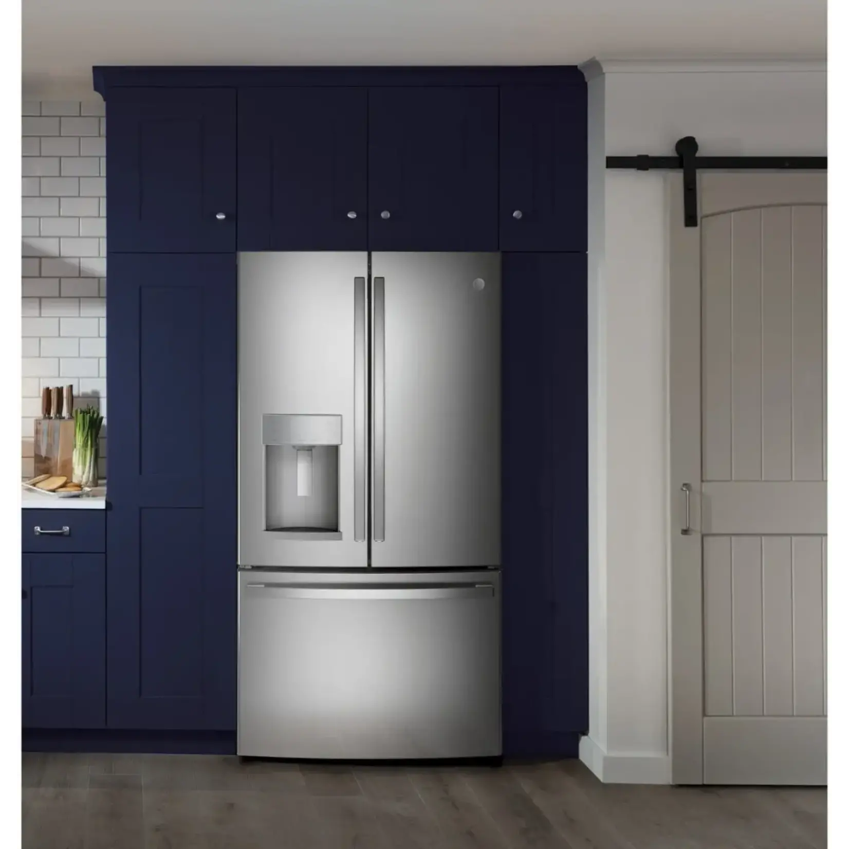 GE *GE GFE28GYNFS 27.7 cu. ft. French Door Refrigerator in Fingerprint Resistant Stainless Steel, ENERGY STAR