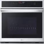 LG *LG - 30" Smart Built-In Single Electric Convection Wall Oven with Air Fry - Stainless Steel