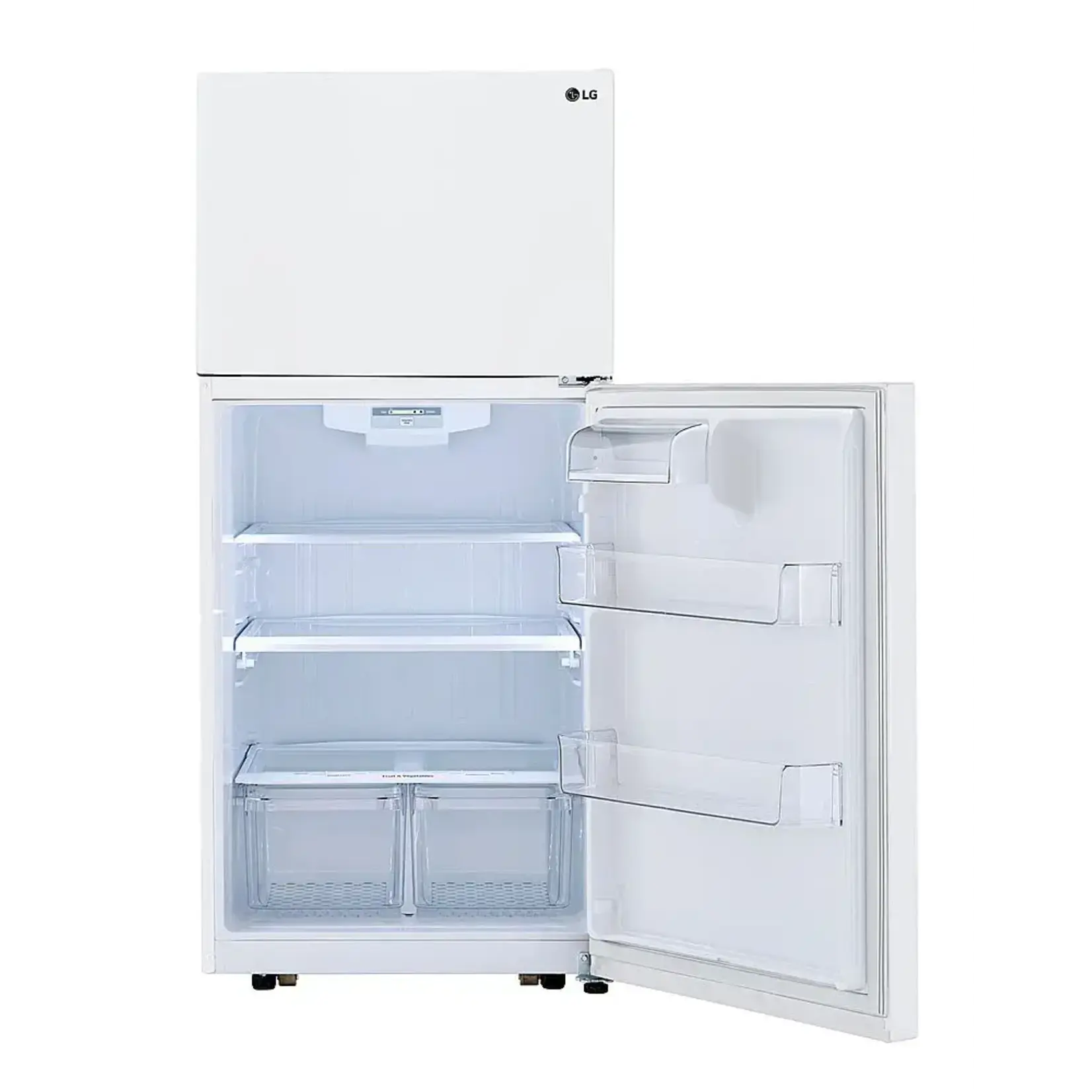 LG LTCS20020W LG 30 in. W 20 cu. ft. Top Freezer Refrigerator w/ Multi-Air Flow and Reversible Door in White, ENERGY STAR