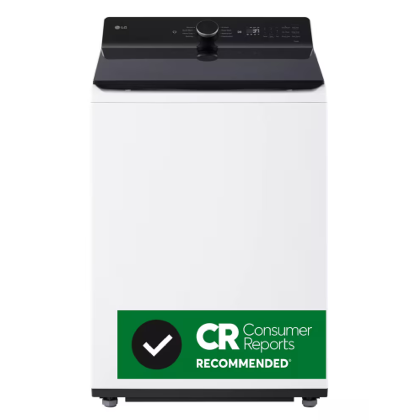 LG #WT8405CW LG 5.3 cu. ft. Mega Capacity Smart Top Load Washer with 4-Way® Agitator, EasyUnload™ & AI Sensing