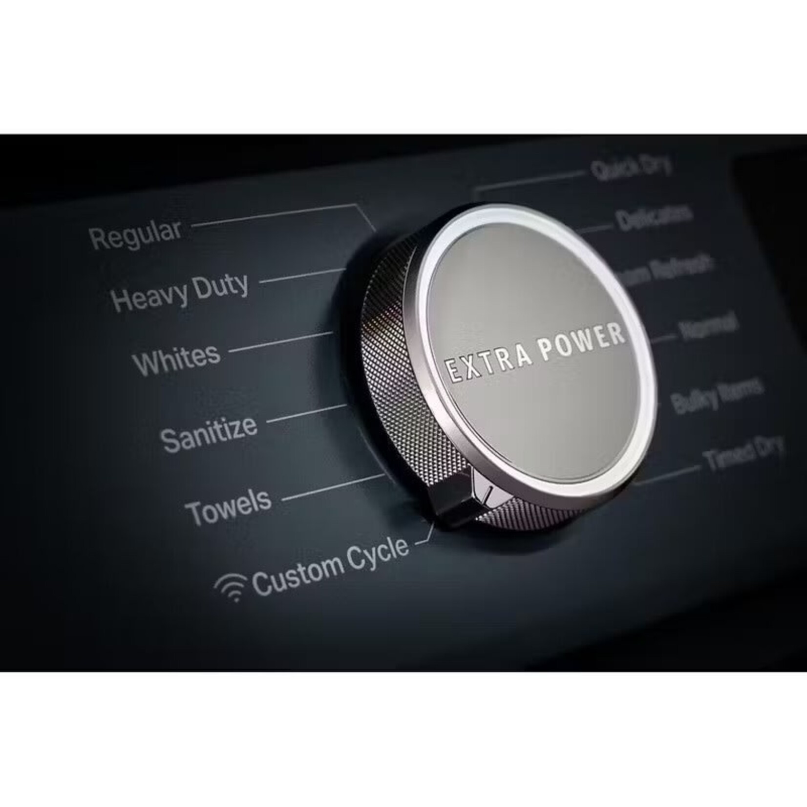 Maytag #MED7020RF MayTag 27 Inch Smart Pet Pro Front Load Electric Dryer with 7.4 cu. ft. Capacity, Steam Cycle, Quick Dry, Remote Start, Drum Light, Advanced Moisture Sensing and Energy Star Certified:Midnight Steel