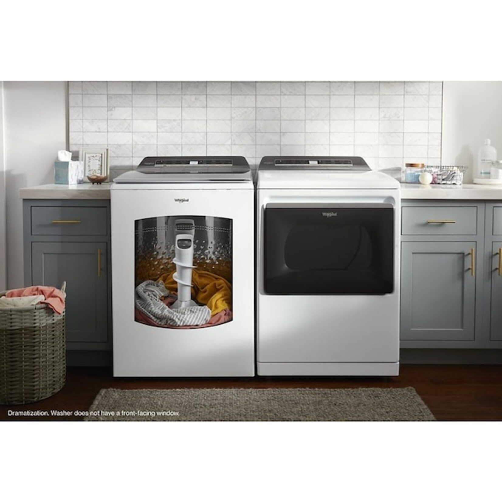 Whirlpool WHIRPOOL 5.2 - 5.3 cu. ft. Top Load Washer with 2 in 1 Removable Agitator