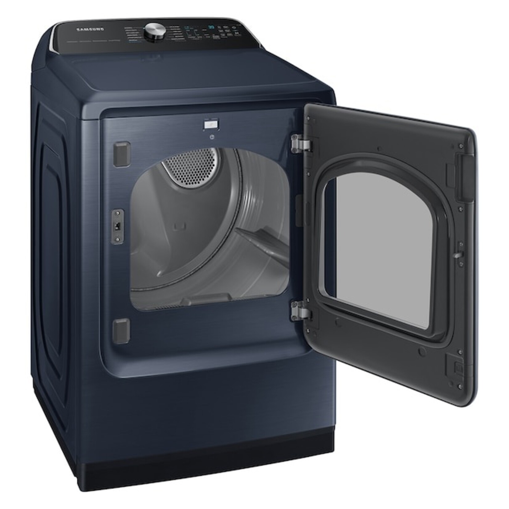 SAMSUNG #DVE54CG7150D - Samsung 7.4 cu. ft. Smart Vented Electric Dryer with Pet Care Dry and Steam Sanitize+ in Brushed Navy Blue