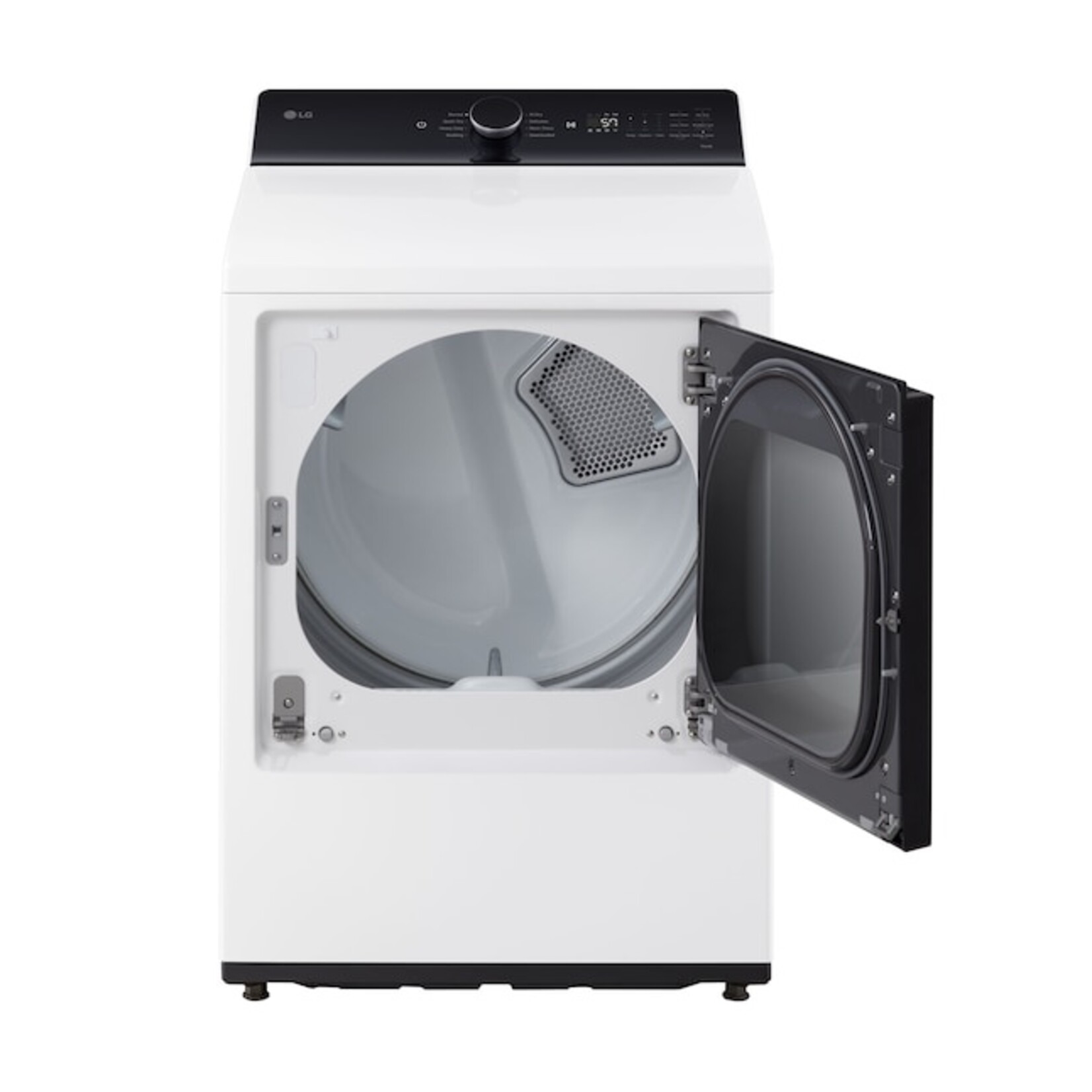 LG #DLE8400WE 7.3 cu. ft. Vented SMART Electric Dryer in Alpine White with EasyLoad Door and Sensor Dry Technology