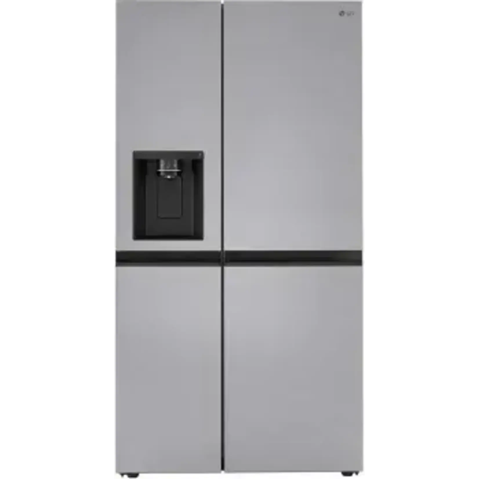 LG #LLSDS2706S LG Door in Door 27.12-cu ft Side-by-Side Refrigerator with Ice Maker, Water and Ice Dispenser (Printproof Stainless Steel)