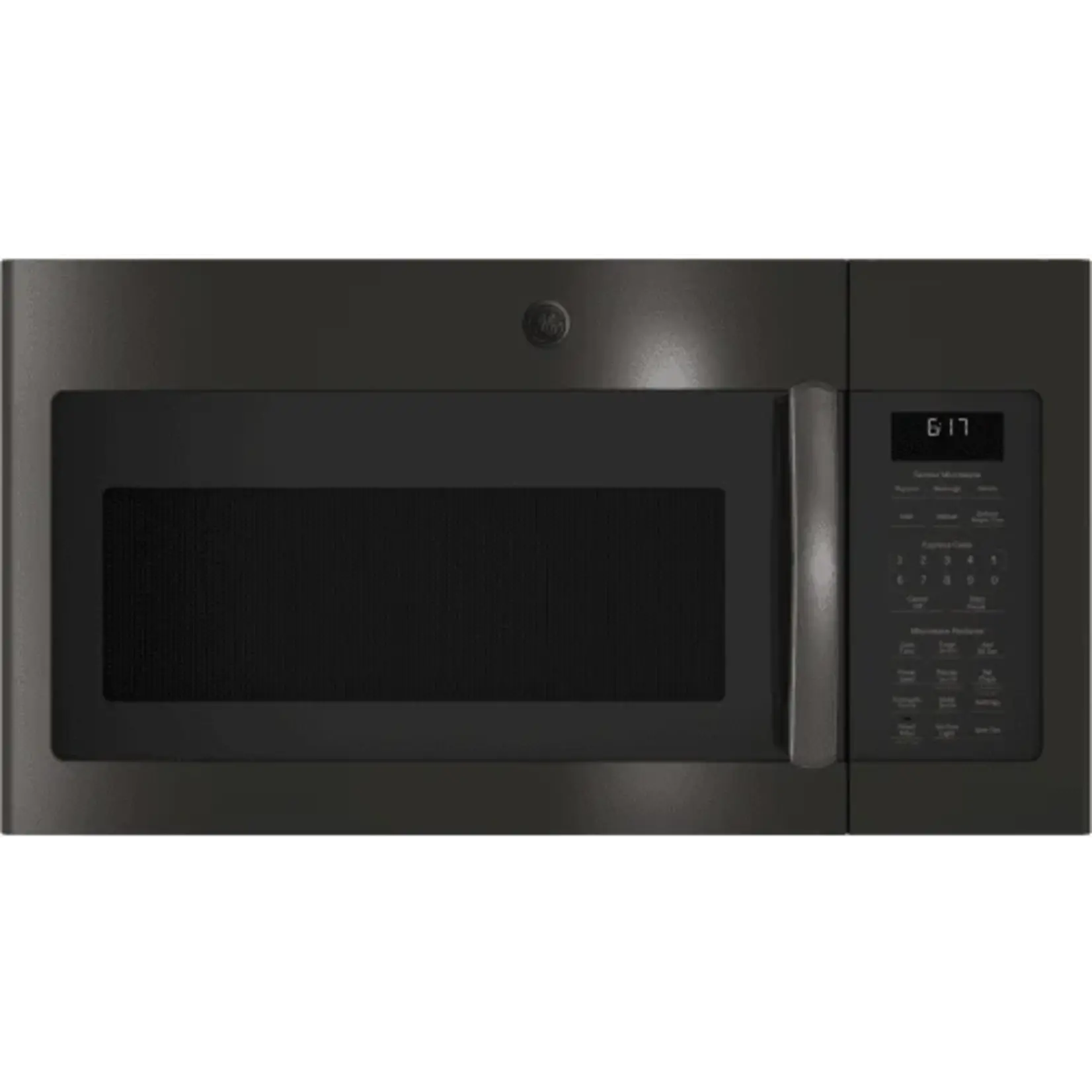 GE *JVM6175BLTS GE 1.7 cu. ft. Over the Range Microwave with Sensor Cooking in Black Stainless Steel, Fingerprint Resistant