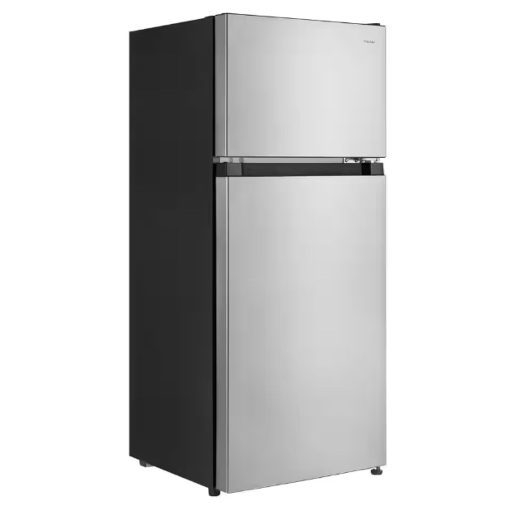 VISSANI HVDR45PS Vissani 4.5 cu. ft. 2-Door Mini Refrigerator in Platinum Steel with Freezer