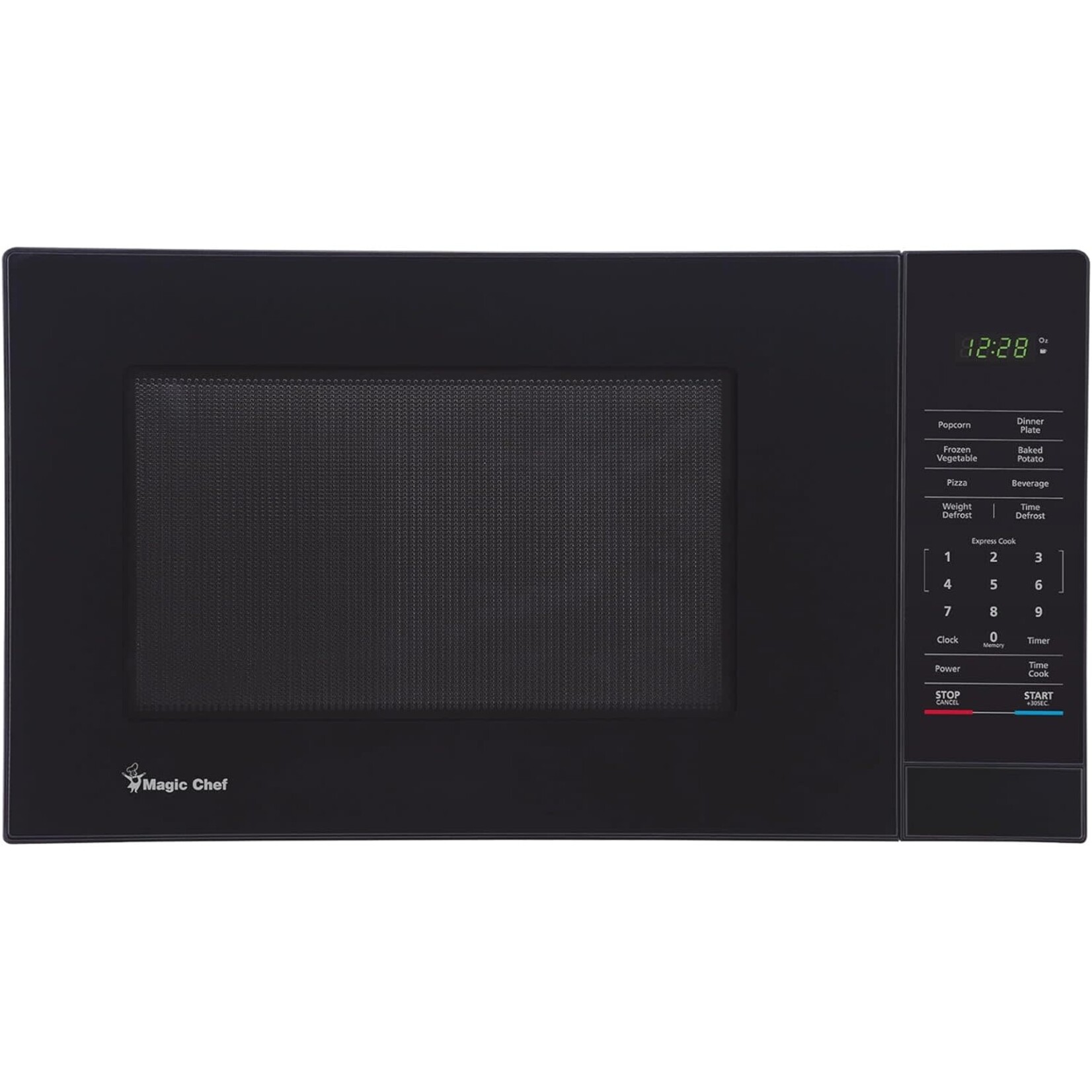 MC110MB Magic Chef Countertop Microwave Oven, Small and Compact, 1000 Watt, 1.1 Cu Ft, Black