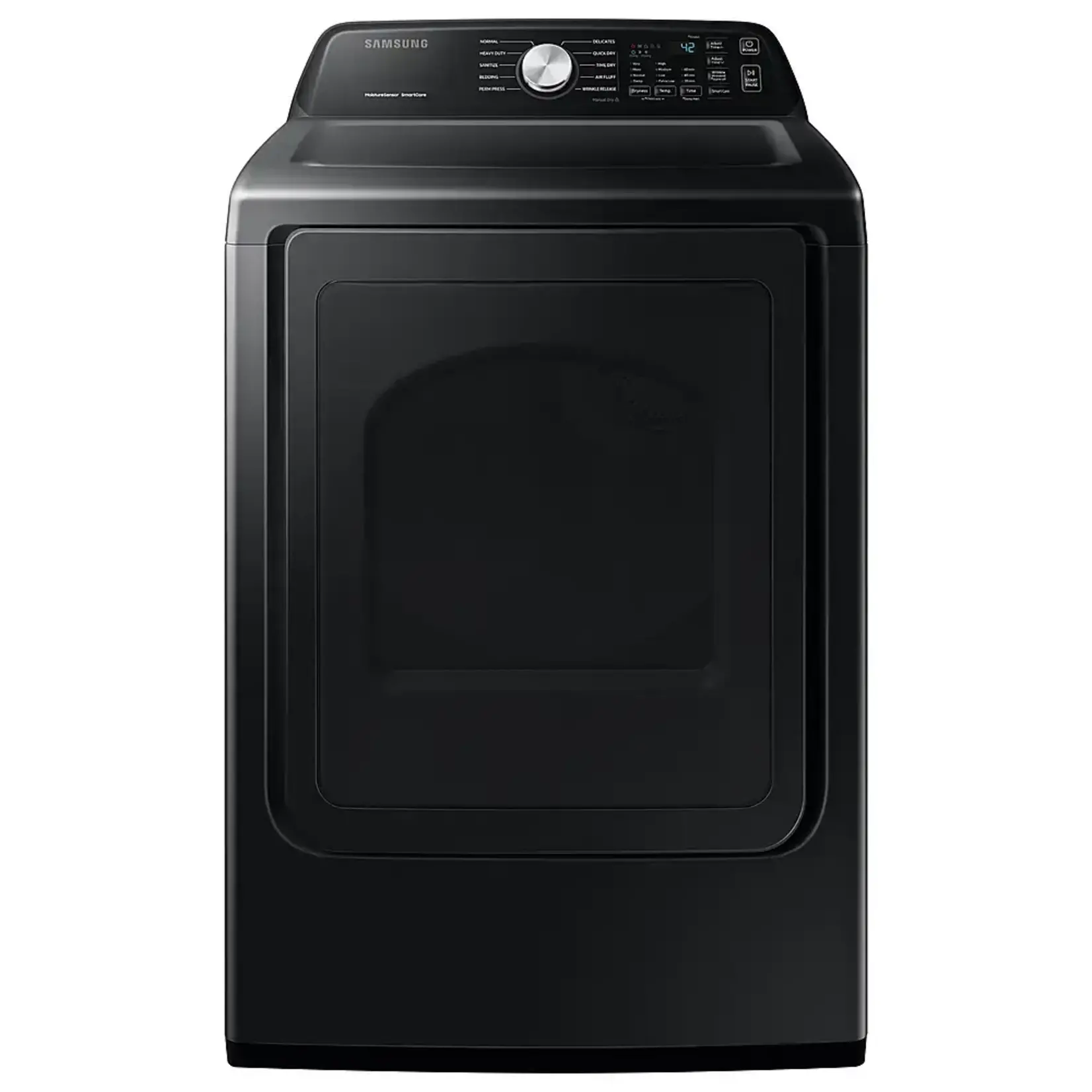 SAMSUNG #DVG45T3400V Samsung 7.4-cu ft Reversible Side Swing Door Gas Dryer (Brushed Black)