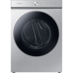 SAMSUNG #DVG53BB8900T Samsung Bespoke 7.6 cu. ft. Ultra-Capacity Vented Gas Dryer in Silver Steel with AI Optimal Dry and Super Speed Dry