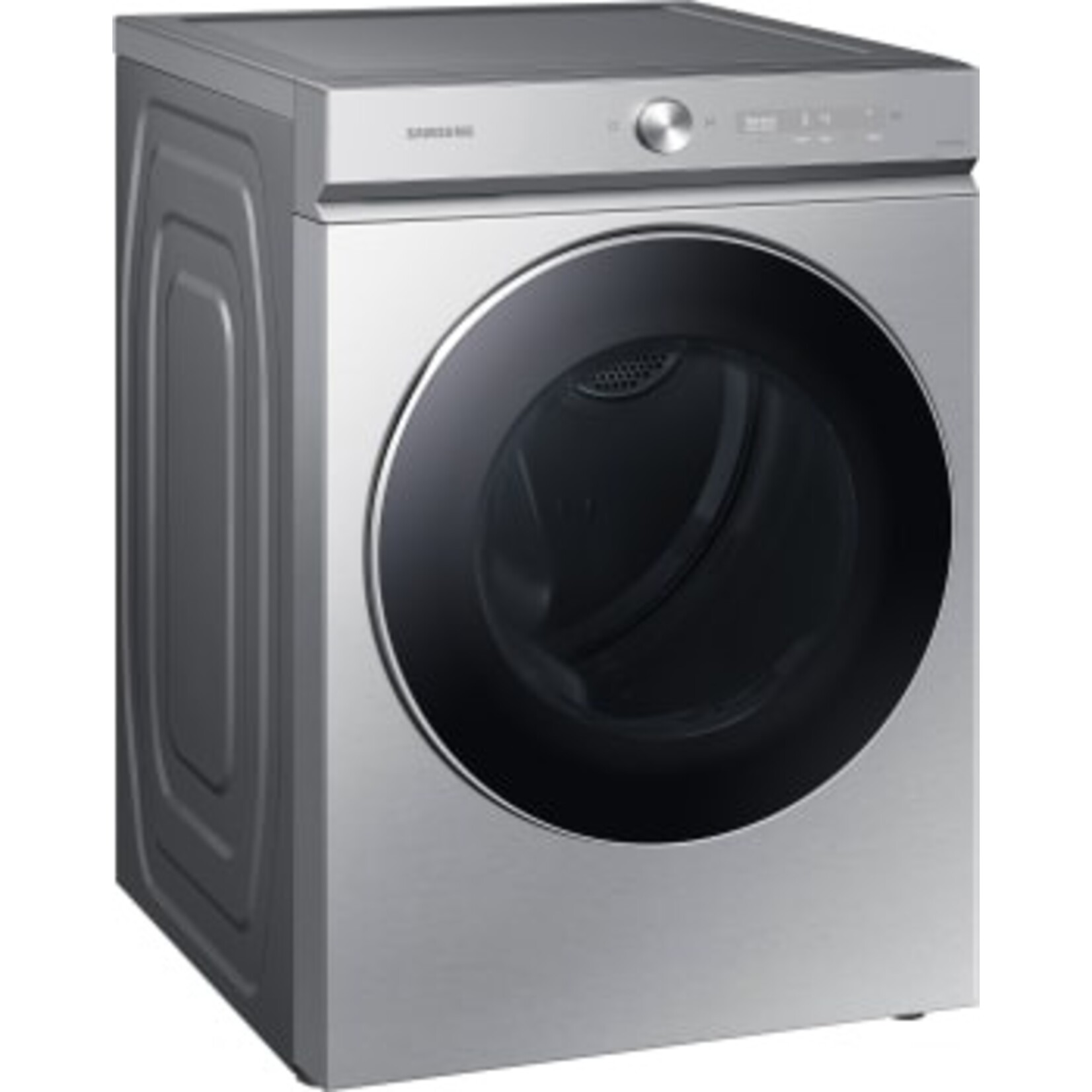 SAMSUNG DVG53BB8900T Samsung Bespoke 7.6 cu. ft. Ultra-Capacity Vented Gas Dryer in Silver Steel with AI Optimal Dry and Super Speed Dry