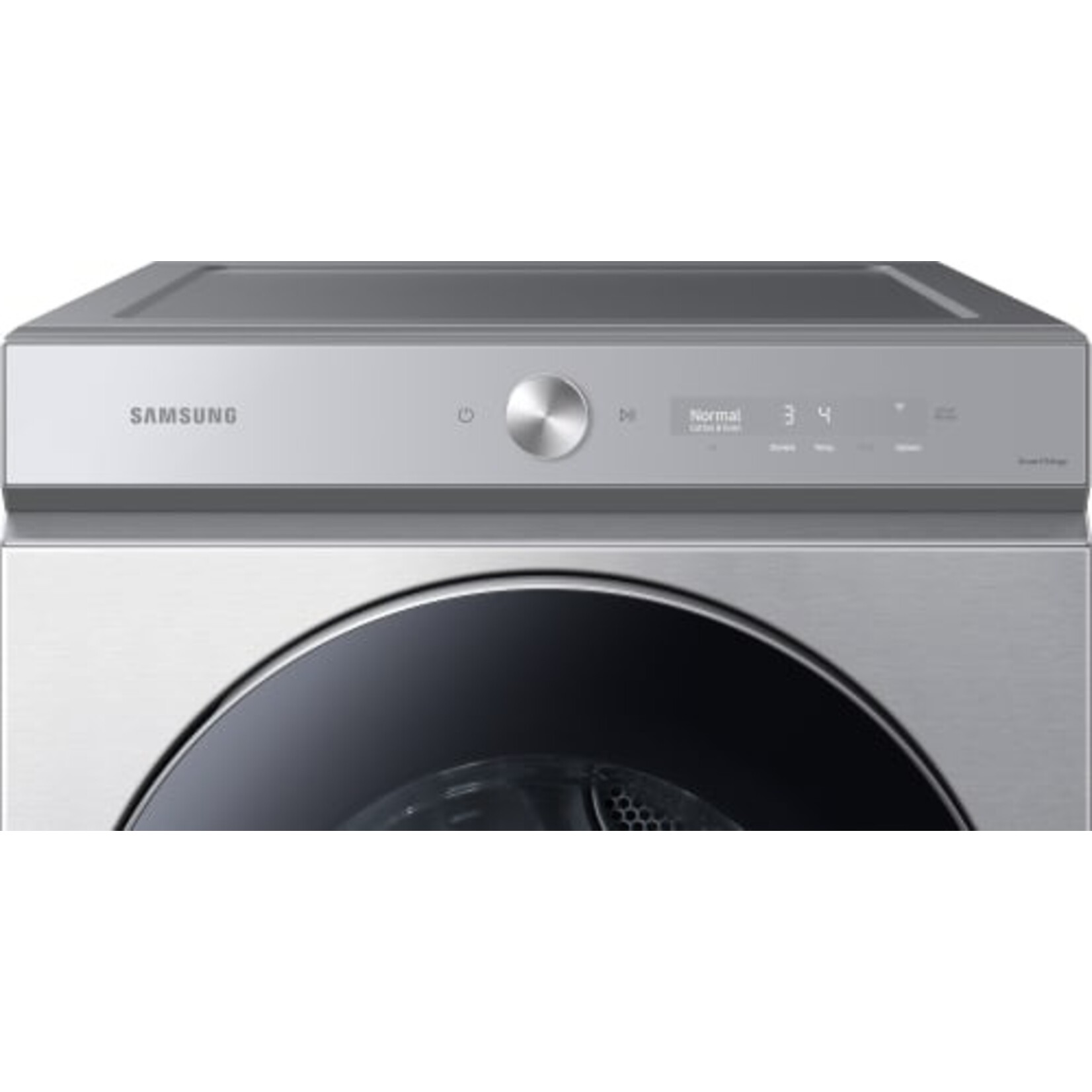 SAMSUNG DVG53BB8900T Samsung Bespoke 7.6 cu. ft. Ultra-Capacity Vented Gas Dryer in Silver Steel with AI Optimal Dry and Super Speed Dry