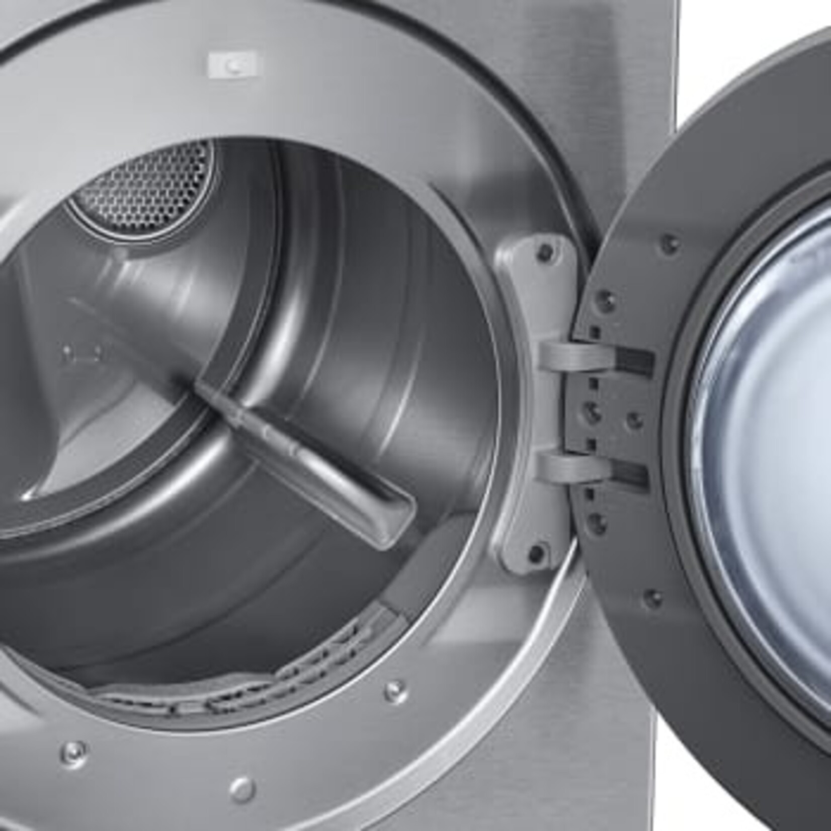 SAMSUNG DVG53BB8900T Samsung Bespoke 7.6 cu. ft. Ultra-Capacity Vented Gas Dryer in Silver Steel with AI Optimal Dry and Super Speed Dry