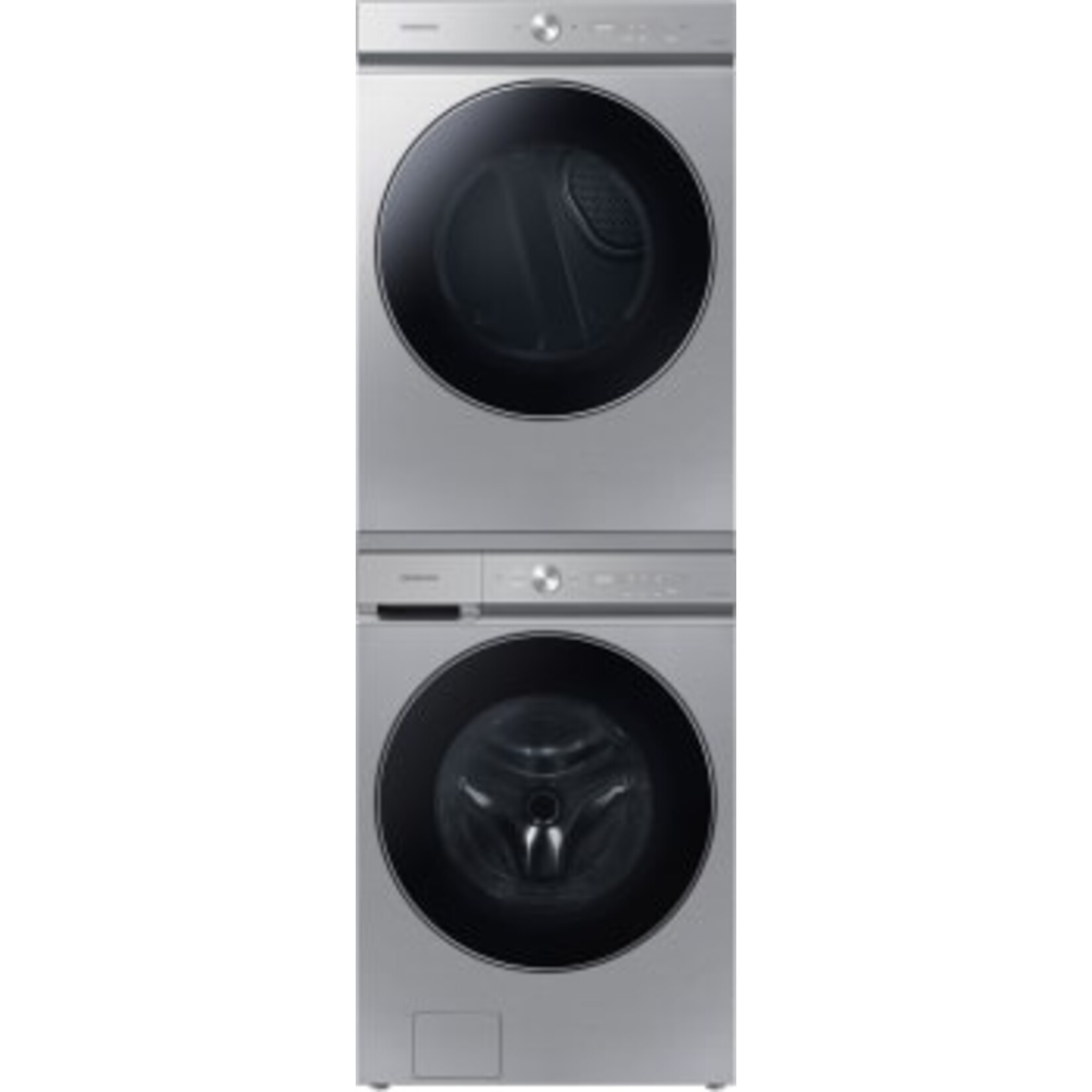SAMSUNG DVG53BB8900T Samsung Bespoke 7.6 cu. ft. Ultra-Capacity Vented Gas Dryer in Silver Steel with AI Optimal Dry and Super Speed Dry