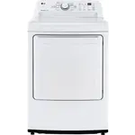 LG #DLG7001W LG 7.3 cu. ft. Ultra Large Capacity Gas Dryer with Sensor Dry Technology