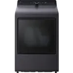 LG #DLG8401BE LG 7.3 cu. ft. Ultra Large Capacity Rear Control Gas Dryer with LG EasyLoad™ Door and AI Sensing