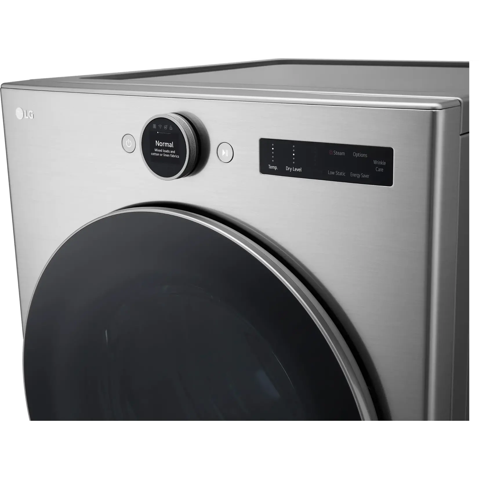 LG Electronics DLGX5501V LG 7.4 cu. ft. Ultra Large Capacity Smart Front Load Gas Dryer with Sensor Dry & Steam Technology
