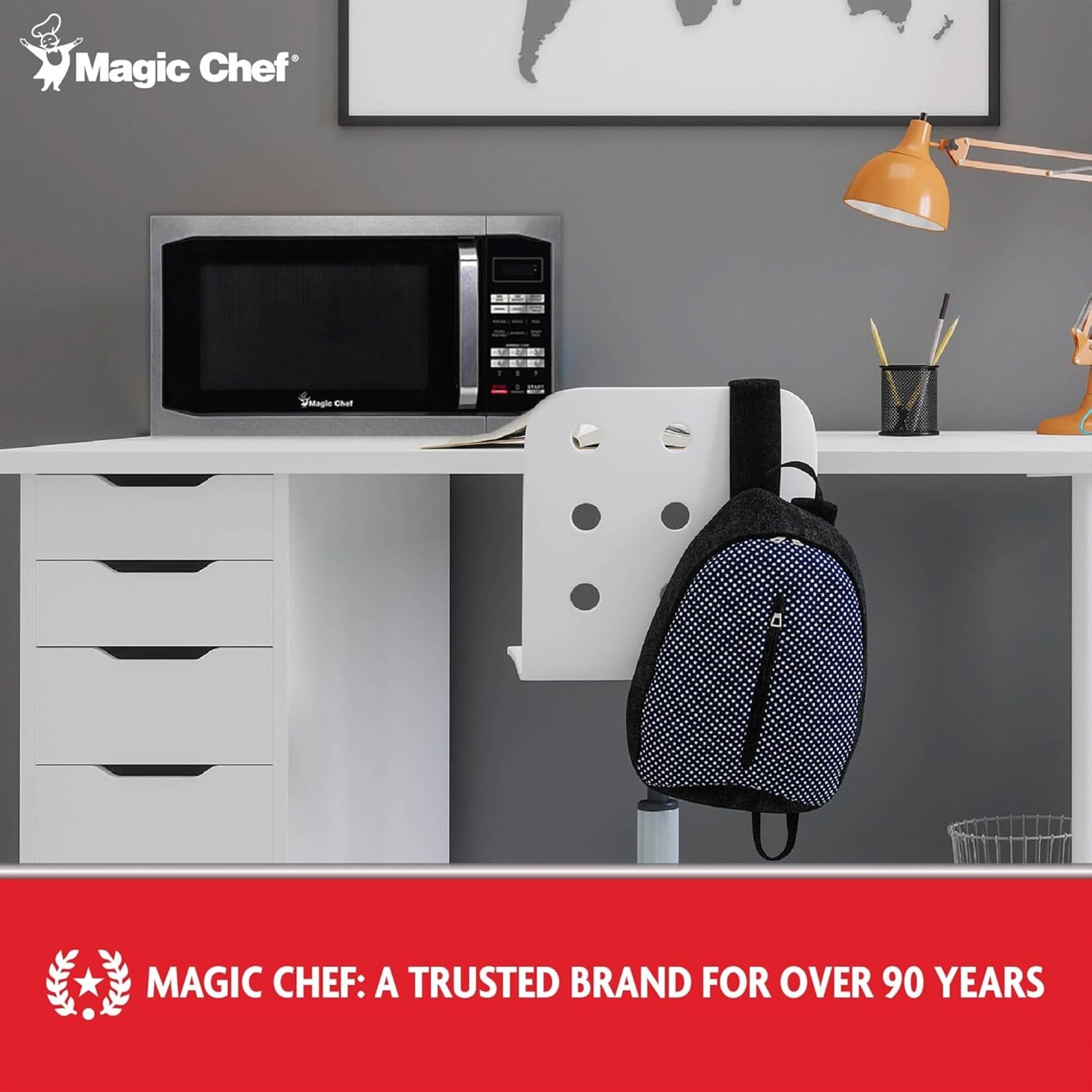 #MCM1611ST Magic Chef 1.6-Cu. Feet Large (Greater than 1.5-cu ft) 1100 -Watt Countertop Microwave ( Stainless Steel )