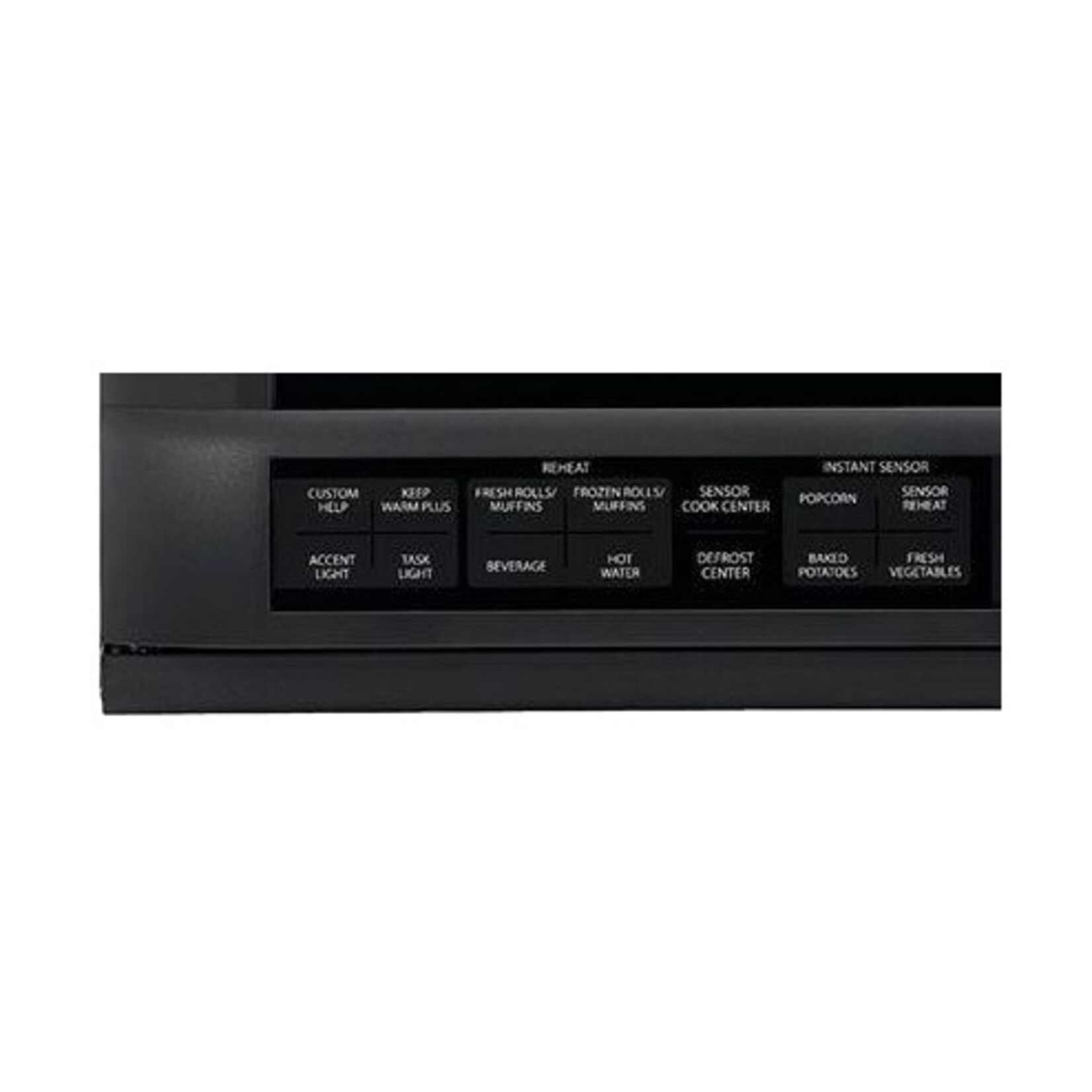 R-1210 Sharp 1.5 cu. ft. 1100W Black Sharp Over-the-Counter Carousel Microwave Oven (R1210TY)