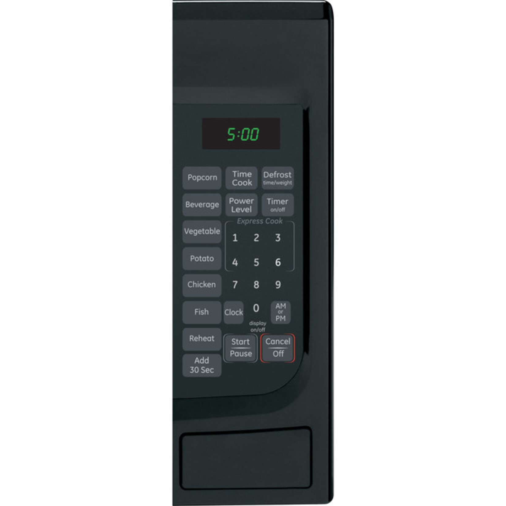 GE #JES1460DSBB GE®  1100 Watts  1.4 Cu. Ft. Countertop Microwave Oven