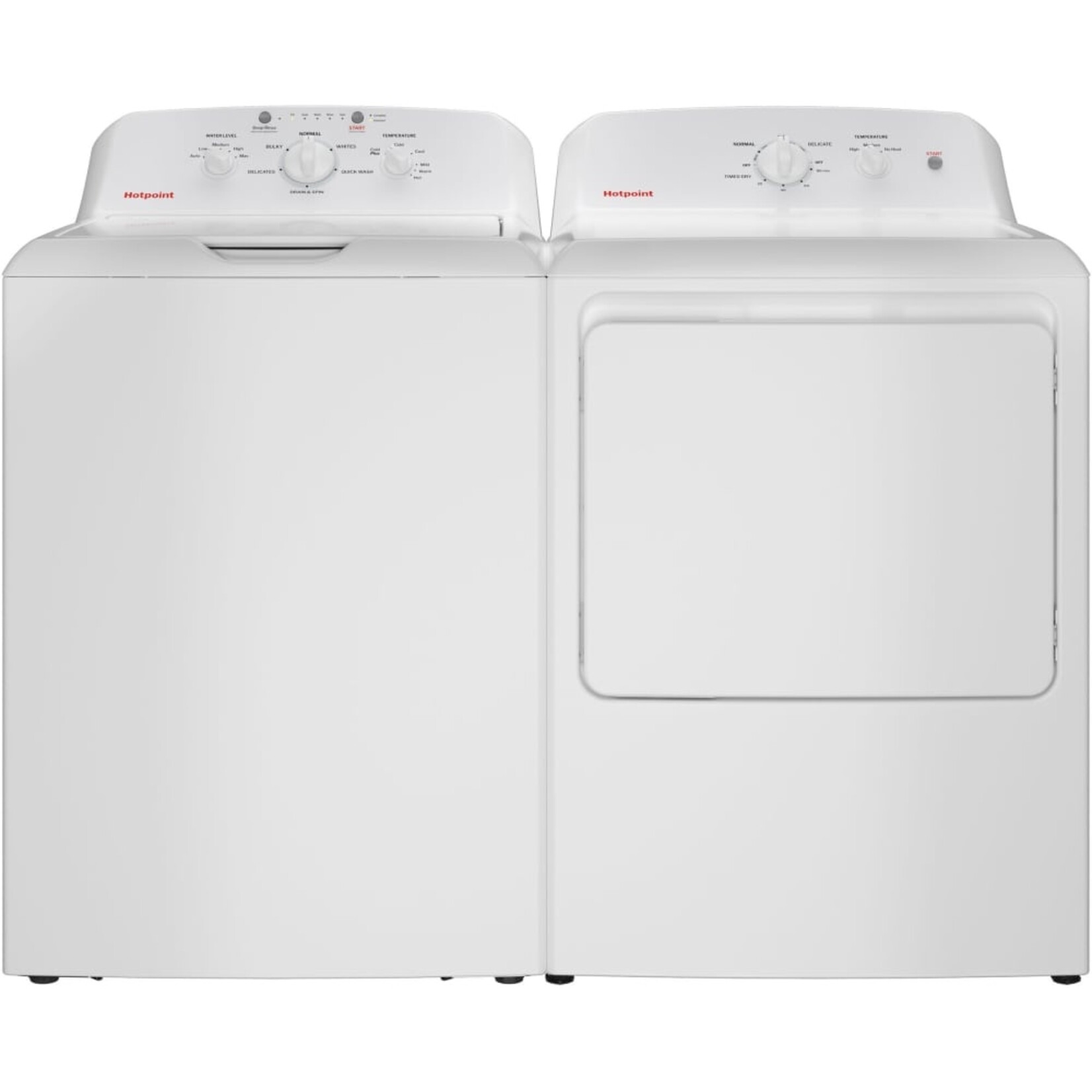 Hotpoint #HTW265ASWWW Hotpoint 4.0 cu.ft. Top Load Washer in White with Cold Plus and Water Level Control
