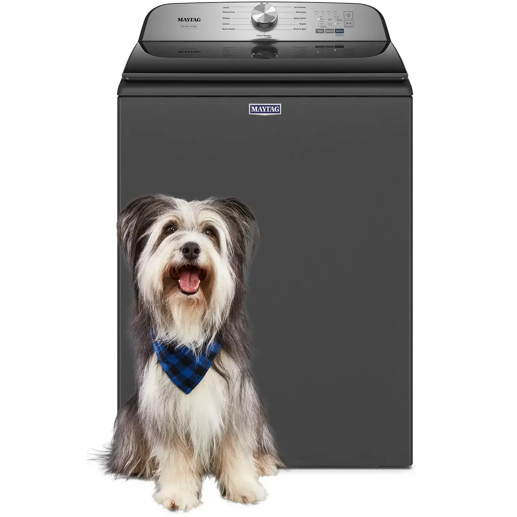 Maytag MVW6500MBK  Maytag 4.7 cu. ft. Pet Pro Top Load Washer in Volcano Black