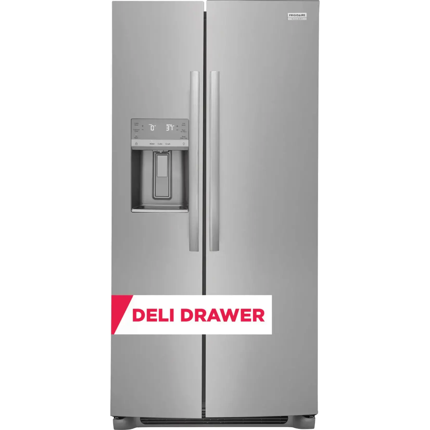 Frigidaire #*GRSS2352AF - Frigidaire 22.3 cu. ft. 33 in. Standard Depth Side by Side Refrigerator in Smudge-Proof Stainless Steel
