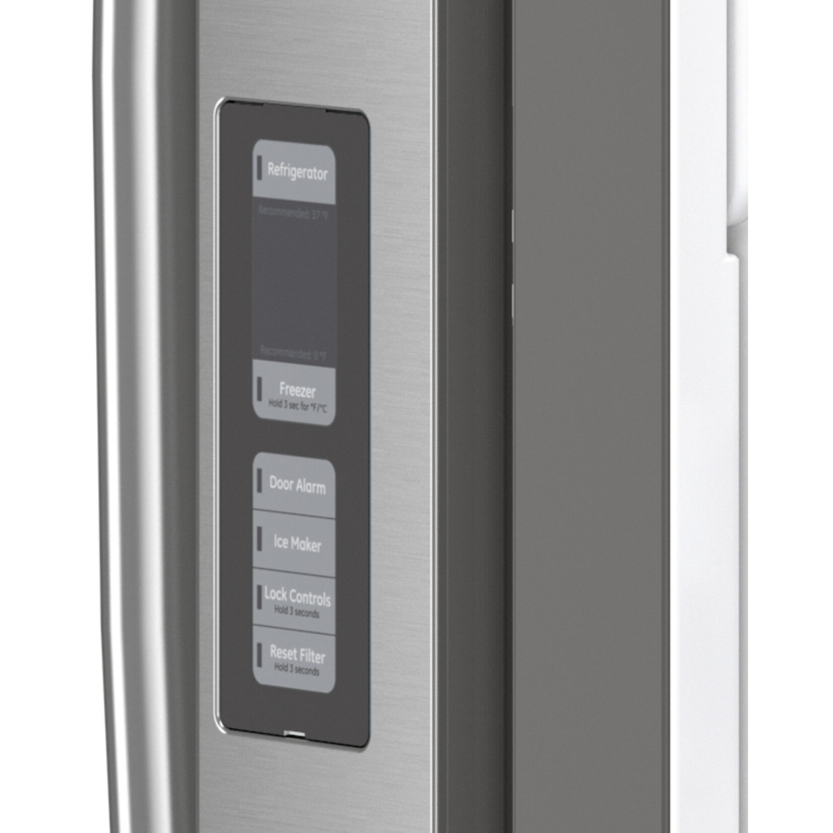 GE #GNE27JGMWW - GE 27 cu. ft. French Door Refrigerator in White with Internal Dispenser, ENERGY STAR