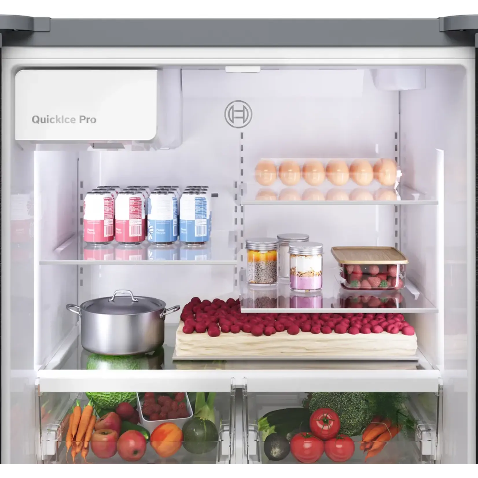 BOSCH #B36FD30ENS Bosch French Door Bottom Mount Refrigerator 36'' Stainless steel (with anti-fingerprint)