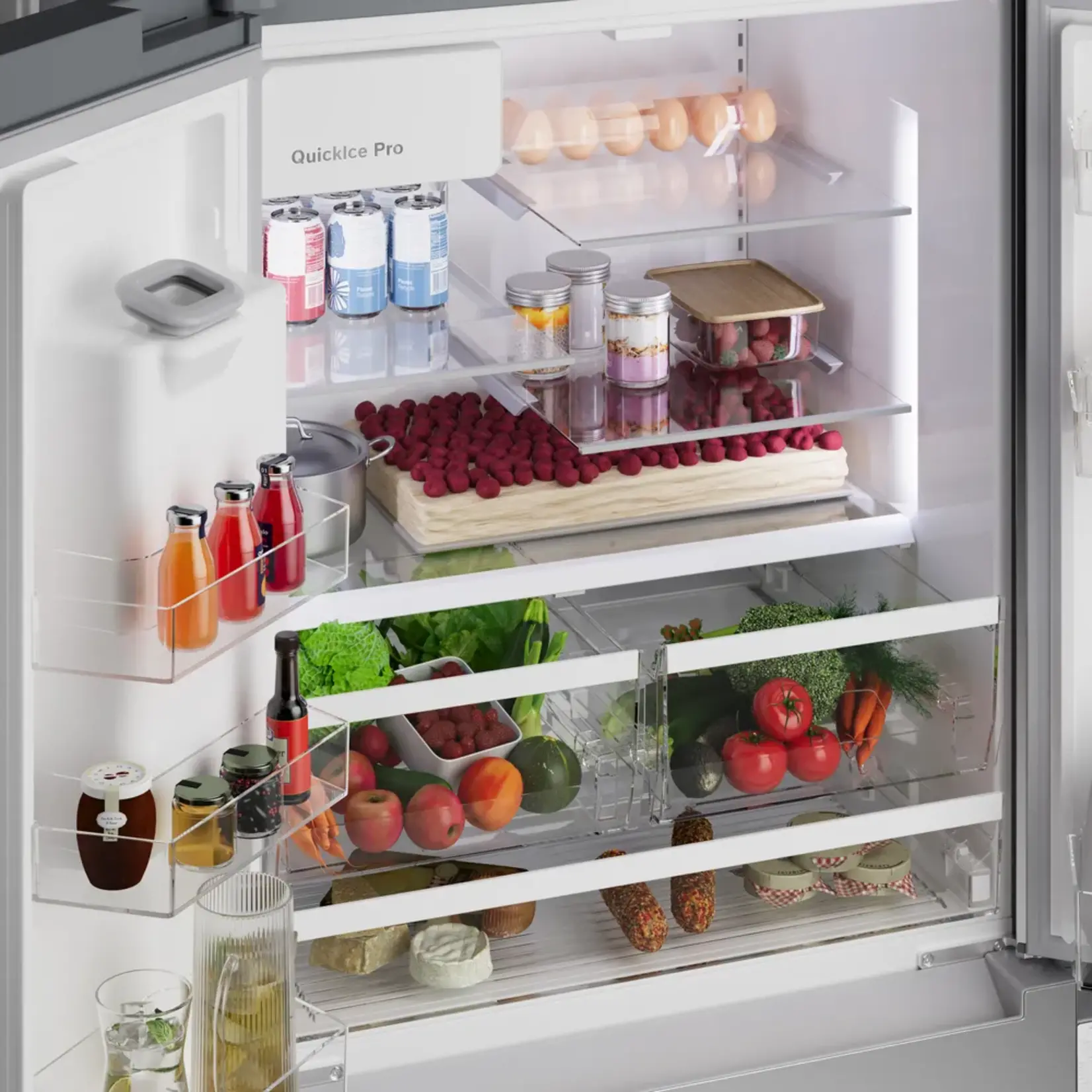 BOSCH #B36FD30ENS Bosch French Door Bottom Mount Refrigerator 36'' Stainless steel (with anti-fingerprint)