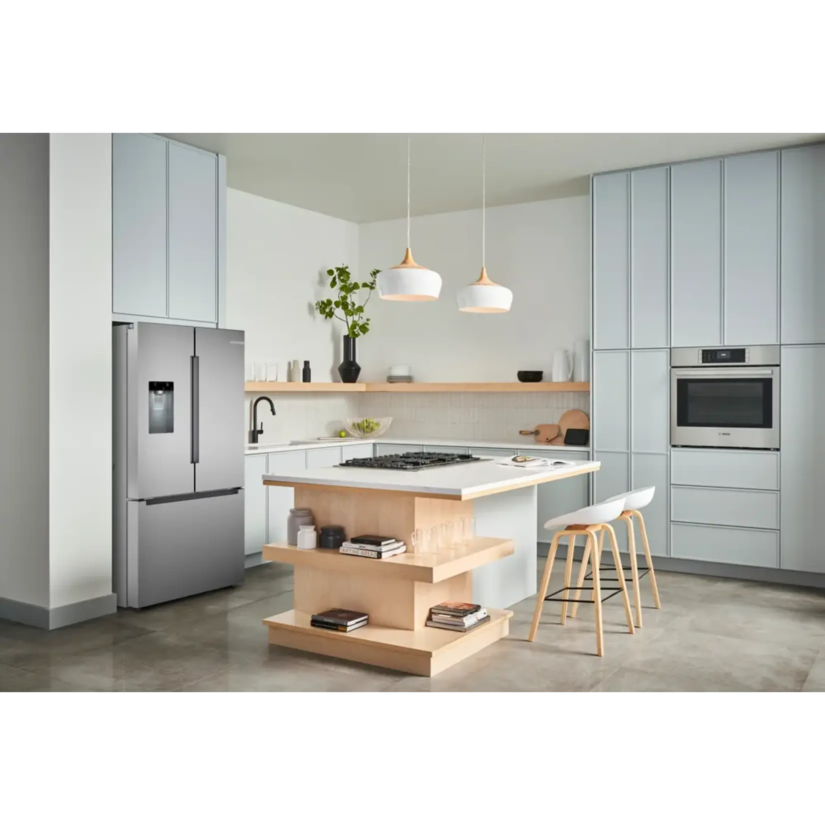 BOSCH #B36FD30ENS Bosch French Door Bottom Mount Refrigerator 36'' Stainless steel (with anti-fingerprint)