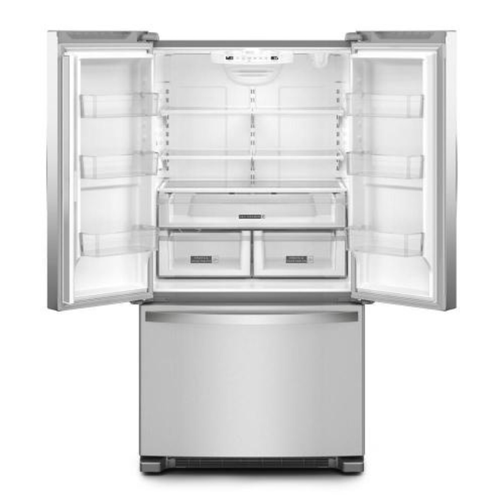 Whirlpool #WRFF3236RZ Whirlpool  25 cu. ft. 36-Inch Wide Full-Depth French Door Bottom Mount Refrigerator