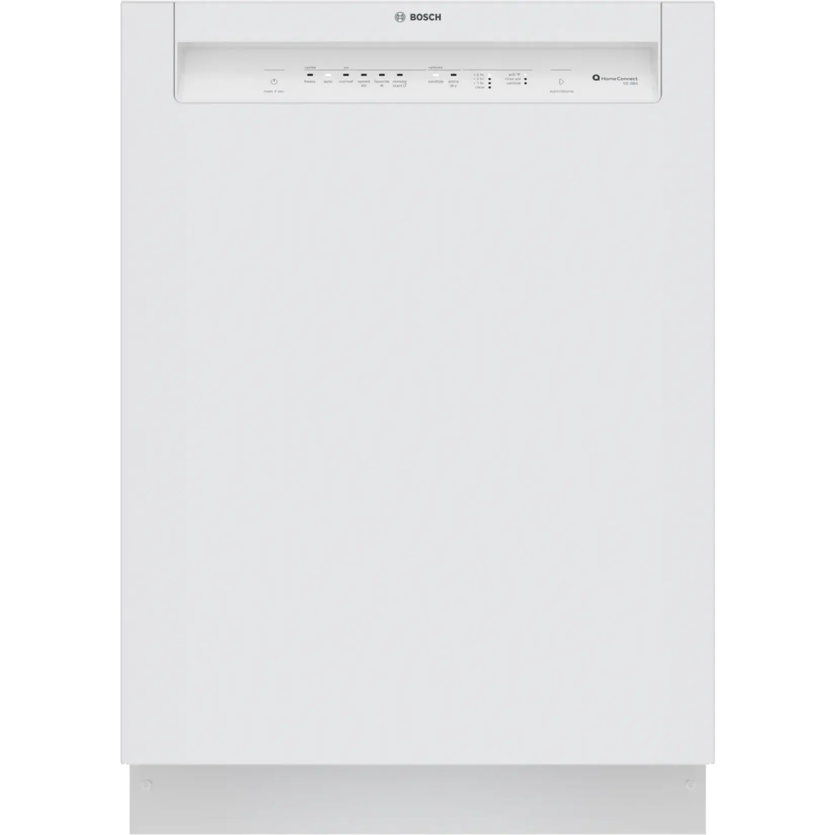 BOSCH #SHE3AEM2N Bosch 100 Series Dishwasher 24'' White 50 dB(A) re 1pW