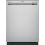 *CDT858P2VS1 Cafe 24 in. Built-In Top Control Dishwasher in Stainless Steel with Stainless Tub, Ultra Wash and Dual Convection Dry, 44 dBA