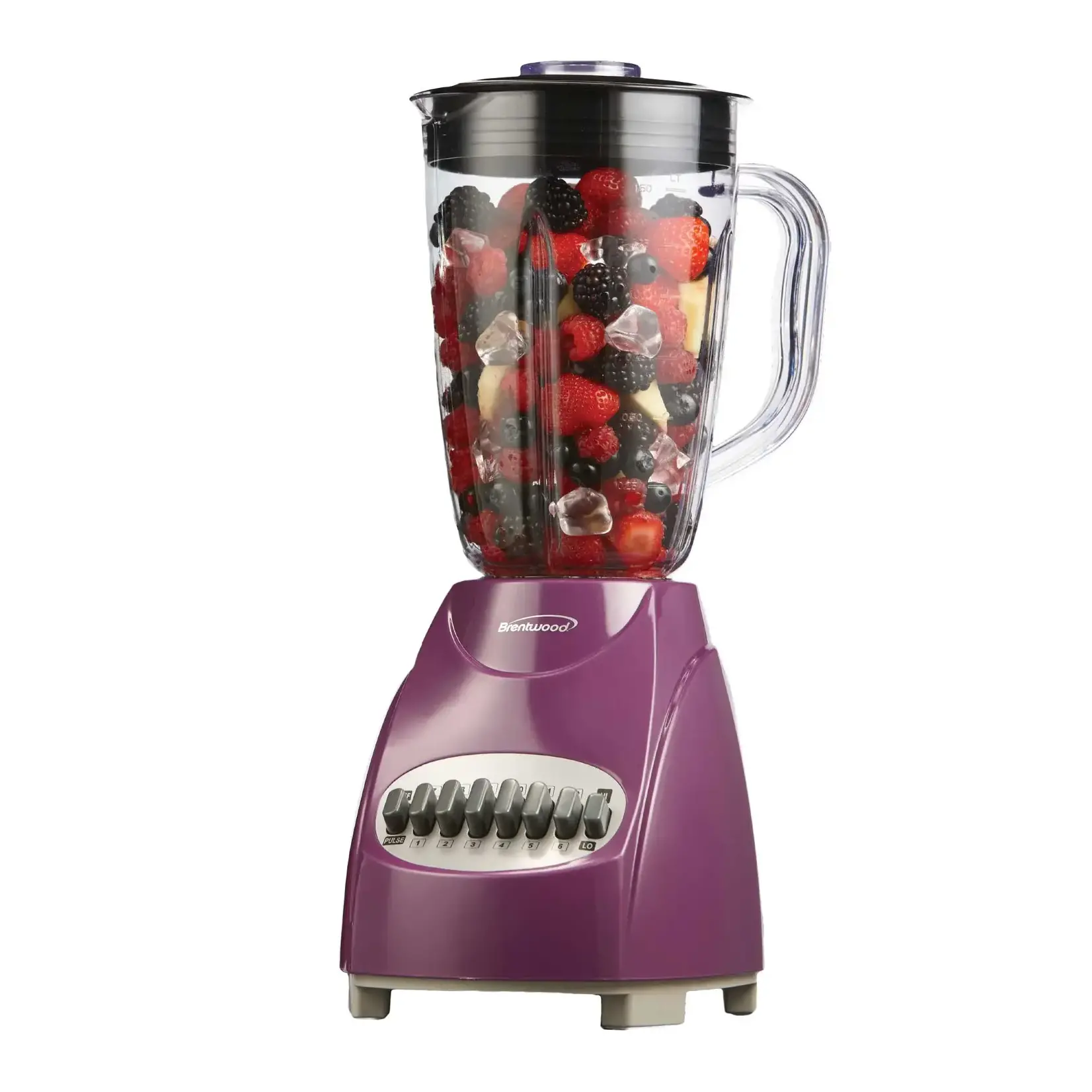 #JB-220PR Brentwood® BTWJB220PR 50-Ounce 12-Speed + Pulse Blender (Purple)