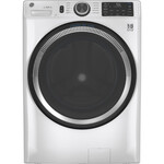 GE #GFW650SSNWW GE® ENERGY STAR 5.0 cu. ft. Capacity Smart Front Load ® Washer with UltraFresh Vent System with OdorBlock™ and Sanitize w/Oxi