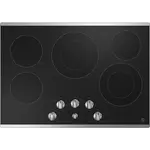 GE *JEP5030STSS 30 in. 5 Burner Element Radiant Electric Cooktop in Stainless Steel
