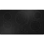 GE *PEP7036DTBB Profile 36 in. 5 Burner Element Smart Radiant Electric Cooktop in Black