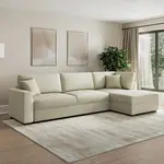 #1812576 Thomasville Camlin Convertible Sleeper Sectional with Chaise