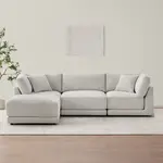 #1812589 Dayna 4-piece Fabric Modular Sectional