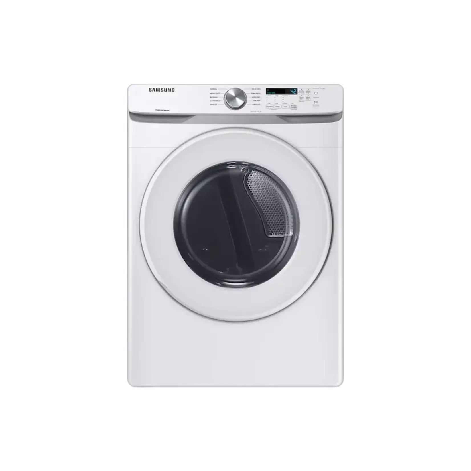 SAMSUNG #DVE45T600W - Samsung 7.5 cu. ft. Stackable Vented Electric Dryer with Sensor Dry in White