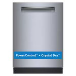 BOSCH #SHP9PCM5N - Bosch Benchmark Series 24 in. Stainless Steel Top Control Tall Tub Pocket Handle Dishwasher with Stainless Steel Tub, 38 dBA